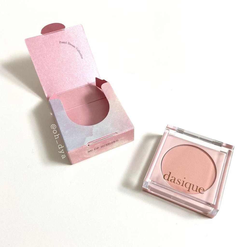 Ready Stock Korea [Dasique] Monochrome Blush Pastel Blusher #01杏色#03云朵粉