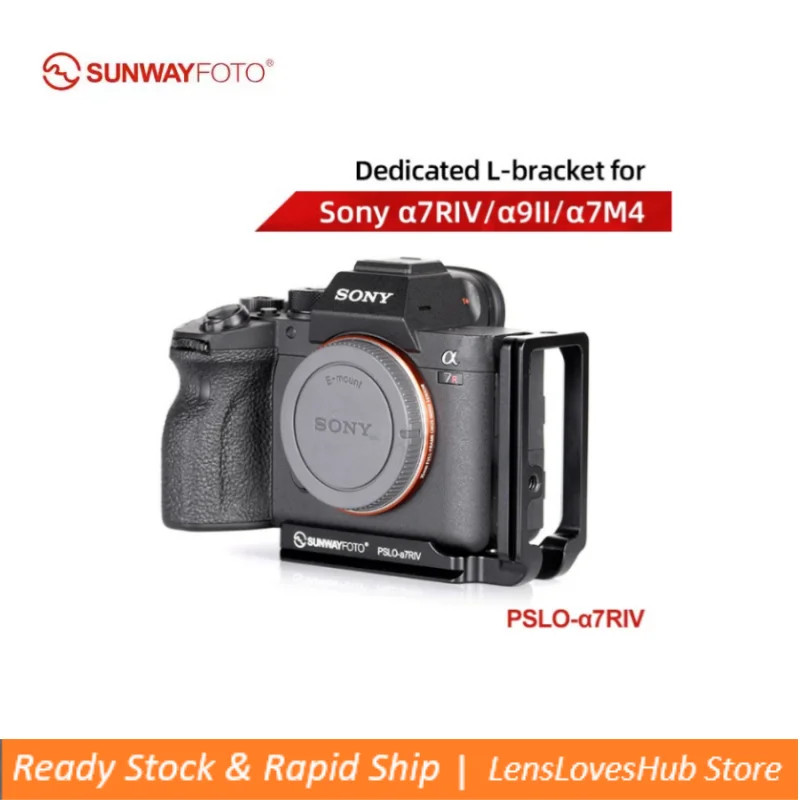SUNWAYFOTO PSLO-A7RIV Quick Release แผ่นสําหรับ A7RIV A7R4 A7M4 A9II กล้อง Dslr สําหรับขาตั้งกล้องหั