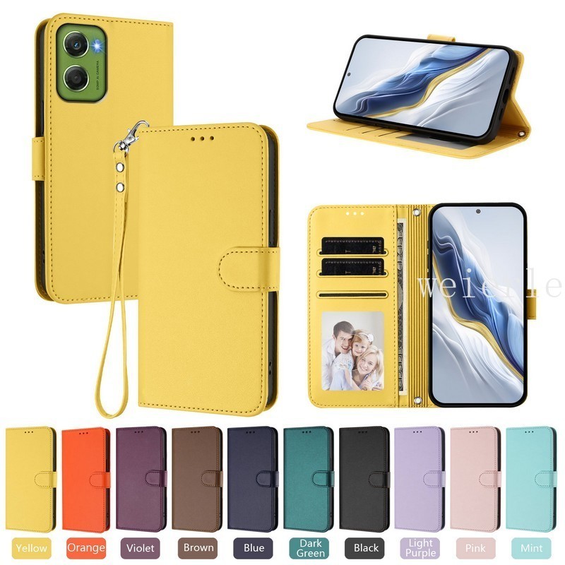 หรูหราหนังสําหรับสําหรับ Motorola Moto G06 กรณี Motorola Moto G56 G86 กรณี Moto G05 G15 G35 G55 G75 