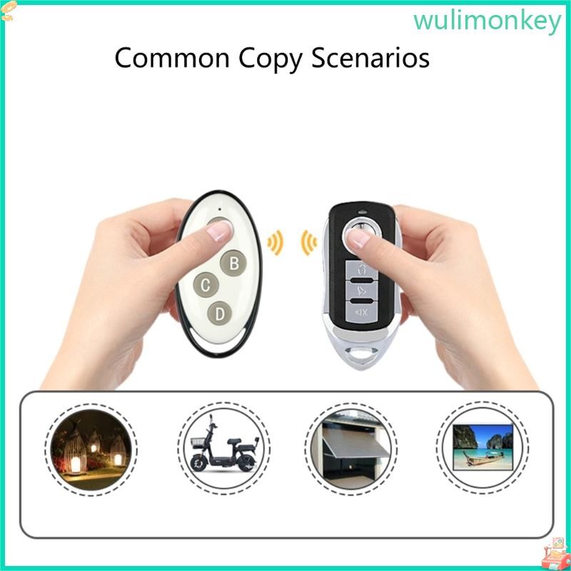 WU AK-1801A074 4 ปุ่มคัดลอกรีโมทคอนโทรล Duplicator 433MHZ Key Fob