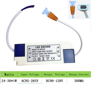 SMVP LED Driver Power Transformer ปลั๊กสีส้ม 12-18W 18-25W 8-24W 24-36W 36-60W 40-72W 60-80W 80-120W