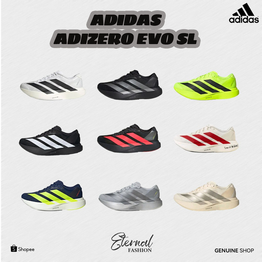 ️ Adidas Adizero Evo SL แท้100% (JH6208/JP7147/JP7149/JR3419/JR5840) ชายหญิง รองเท้าวิ่ง รองเท้าผ้าใ