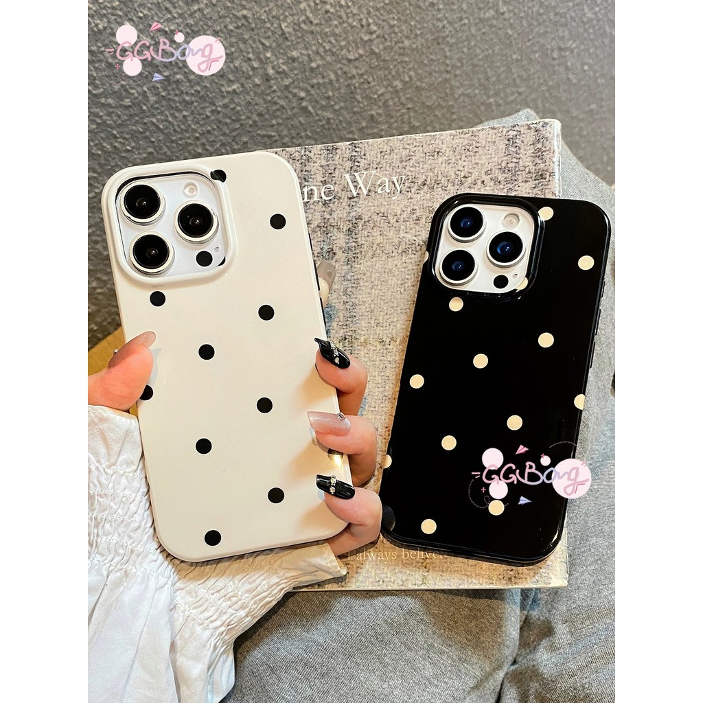 เคส เหมาะสำหรับSamsung A06 A35 A55 สำหรับSamsung A35-5G A55-5G เคส IMD ลายจุดแฟชั่นใหม่ เคสซัมซุงA06