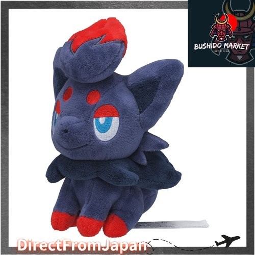 Pokémon Center Original 570 Plush Pokémon fit Zorua 14.5 x 10.5 x 12.5 (สูง x กว้าง x ลึก: ซม.) 【Dir