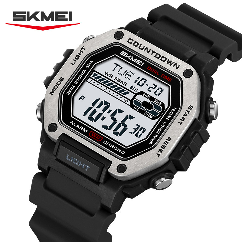 SKMEI 2522 กีฬาดิจิตอล กันน้ํา วันที่ Chrono ทหาร Reloj Hombre