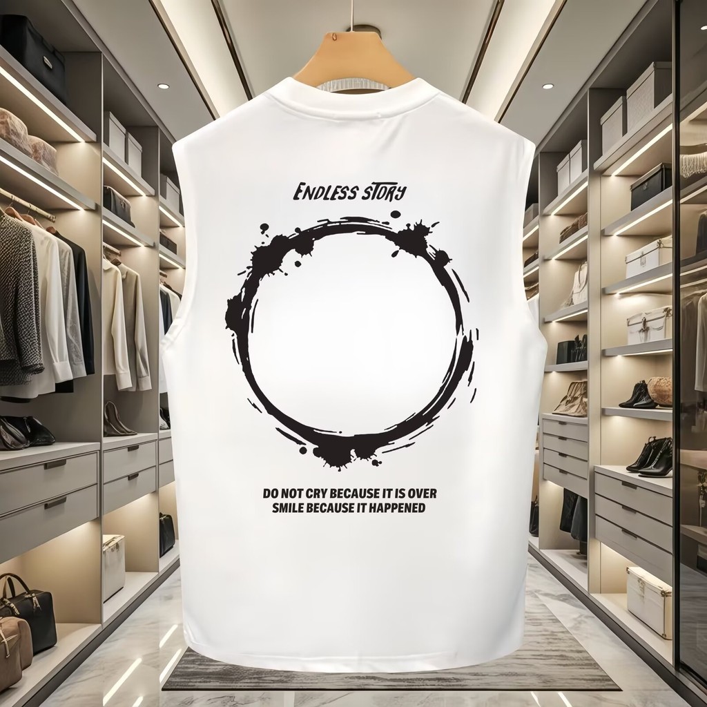 2025 NEW 2025 Unbranded Trendy Japanese Fashion Harajuku Simple Popular New American Style Tank Top 