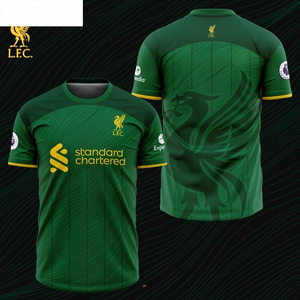 เสื้อยืดแขนสั้นทีมลิเวอร์พูล รุ่นใหม่ปี 2025 พิมพ์ลายสามมิติ สไตล์มังกรสีม่วง เหมาะสำหรับสวมใส่ทุกวัน
