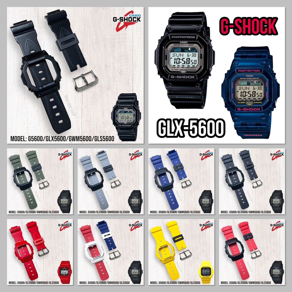 (ฟรีไขควง3in1)กรอบสายนาฬิกาG-SHOCKของแท้ รุ่น GLX-5600,G-5600