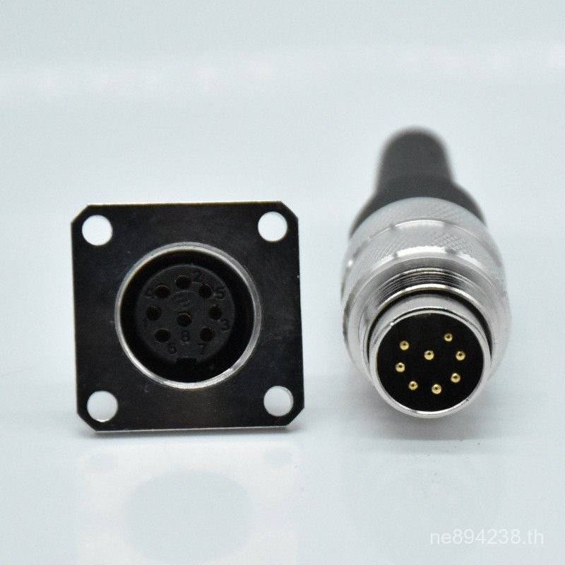 Core J09 Connector M16 หน้าแปลนที่นั่งเชื่อมประเภทผู้ผลิตสแควร์เซินเจิ้นฐาน 8 Series เกลียว C091D X9