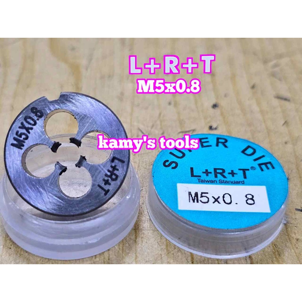 โต๊ะเกลียว M5x0.8 (5x0.8) L+R+T (LRT) เครื่องมือต๊าปเกลียวภายนอกแบบโบลท์