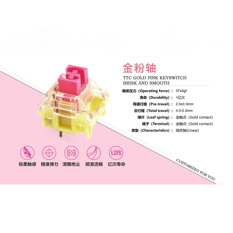 TTC Fast Silver Axis V2 Gold Pink Moon Platinum Brown Axis Gold Red V3 Axis Mute Brown Axis Green Ax