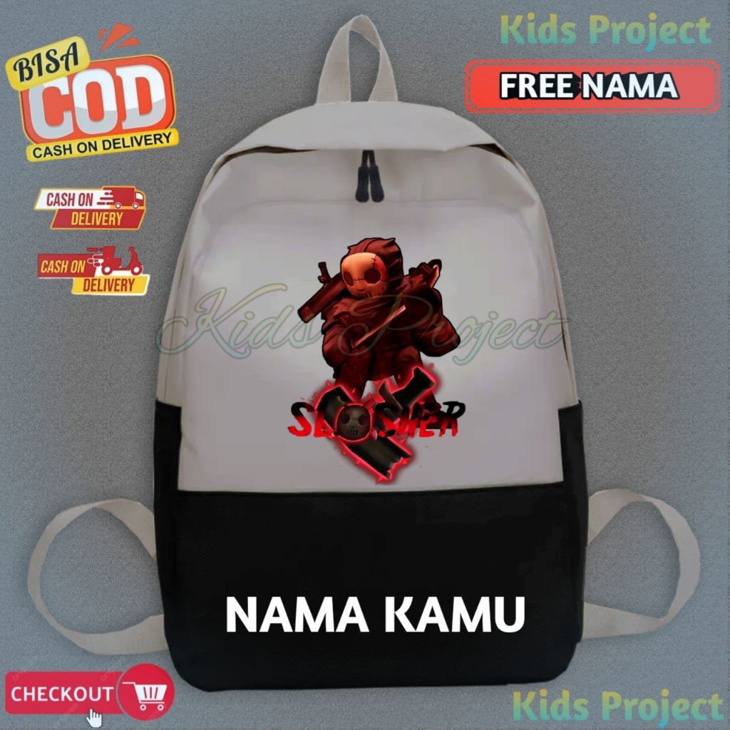 Killers Jason The Slasher Forsaken Roblox Character กระเป๋าเป้เด็ก