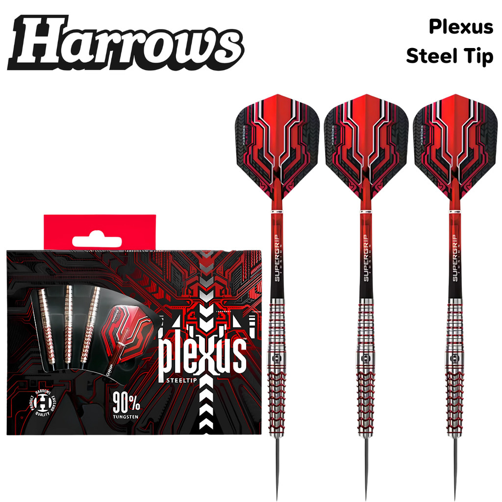 ลูกดอกปาเป้า Harrows Plexus 90%Tungsten Steel Darts