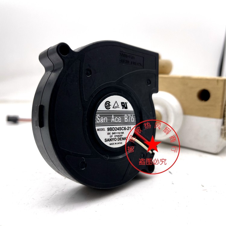 Sanyo 9BD24P6S03/S05/SA6/SD6/SC6-1/3/20/21 Turbo 7620 พัดลมระบายความร้อน 24V