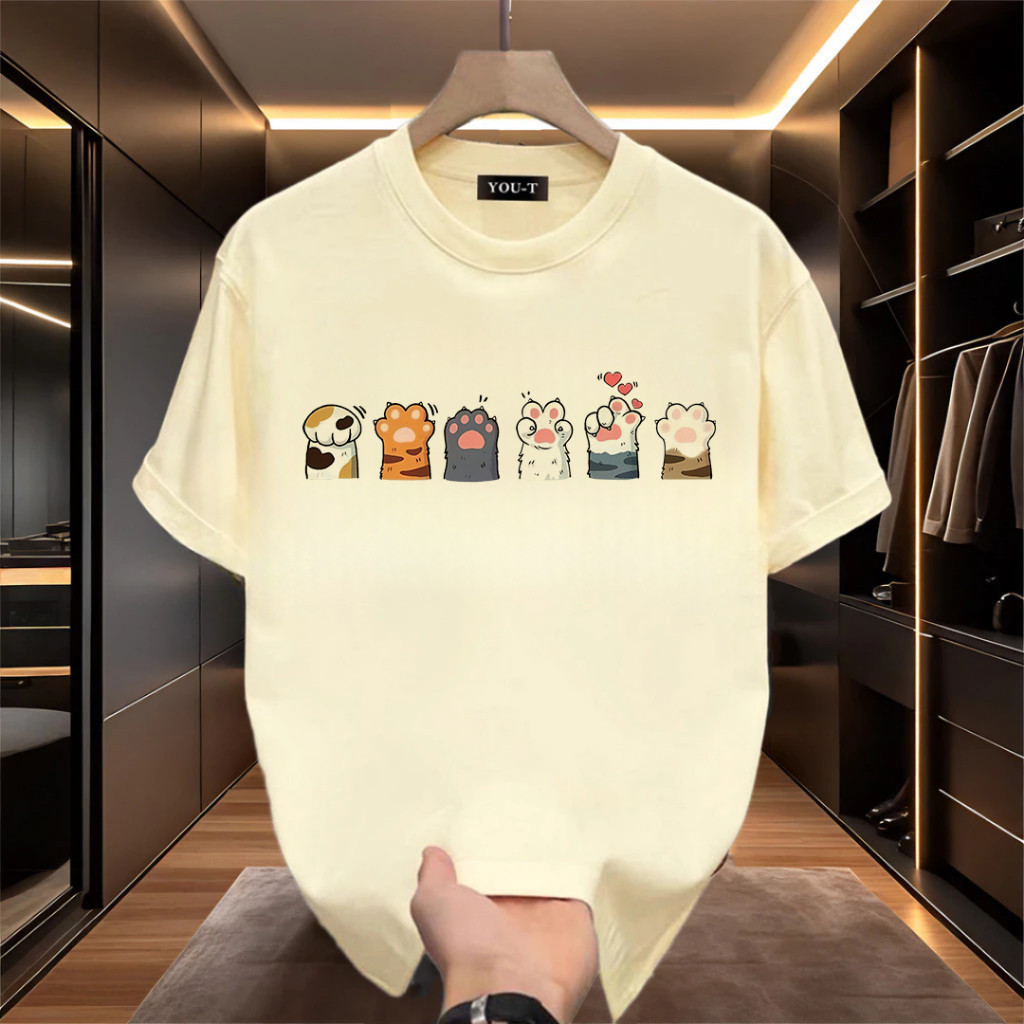 MUHANLU01  เสื้อยืดเเฟชั่นใหม่ลายยอดฮิต เสื้อยืดคอกลมแขนสั้น มี5 สี  หลากหลายขนาด ให้ได้เลือก ราคาโปรโมชั่นสุดคุ้ม B0019