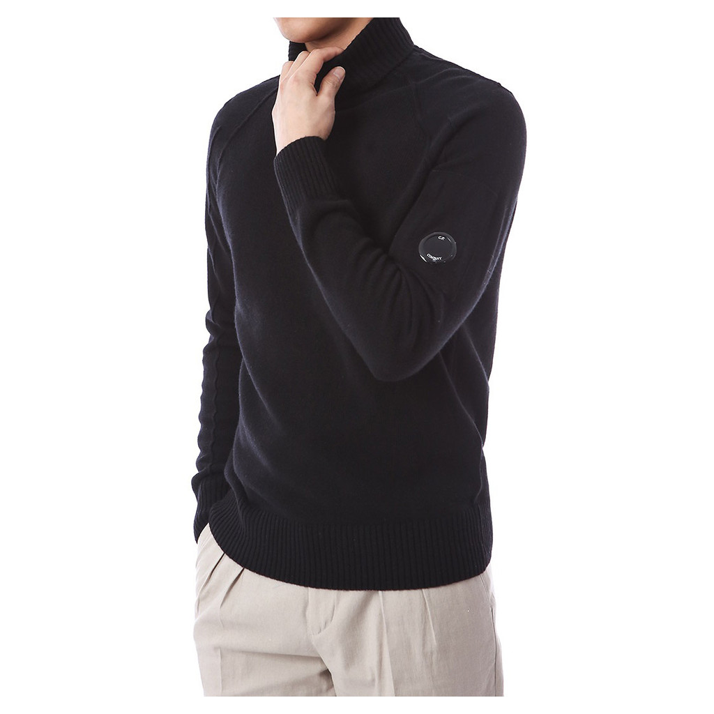 C CP ยุโรปอเมริกันทํางานเลนส์ป้ายเสื้อกันหนาว COMPANY ฤดูใบไม้ร่วงฤดูหนาว CP All-Match Casual สีทึบค