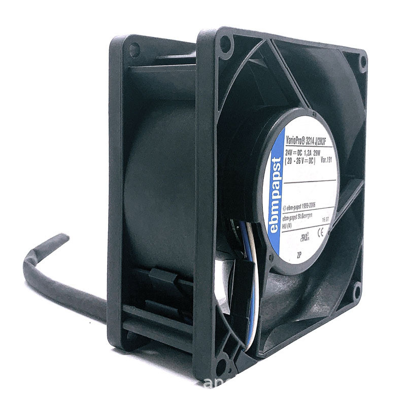 9038 พัดลม 24V เยอรมนี ebmpapst 3214J/2H3F 9 ซม.อินเวอร์เตอร์อุตสาหกรรมควบคุมรุนแรงพัดลม 4 Pins