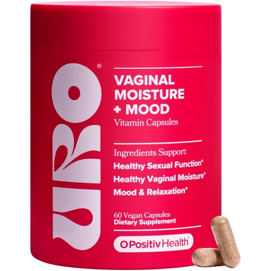 O Positiv URO Vaginal Moisture & Mood – Formulated to Support Vaginal Moisture, Mood & Relaxation – 
