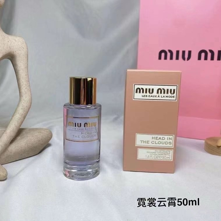 Kiss to Shoot ขายร้อน 65 Miumiu นีออนสีเครื่องแต่งกาย Series น้ําหอมเสื้อผ้า 50ml น้ําหอมที่ชื่นชอบ 