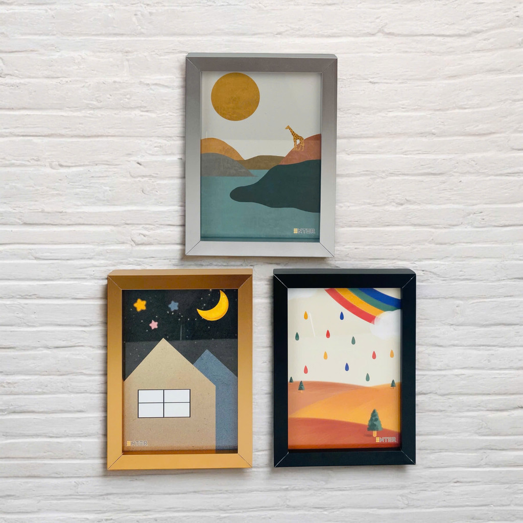 ใส่ KH204 กรอบรูปอลูมิเนียมพรีเมี่ยม 30x42cm