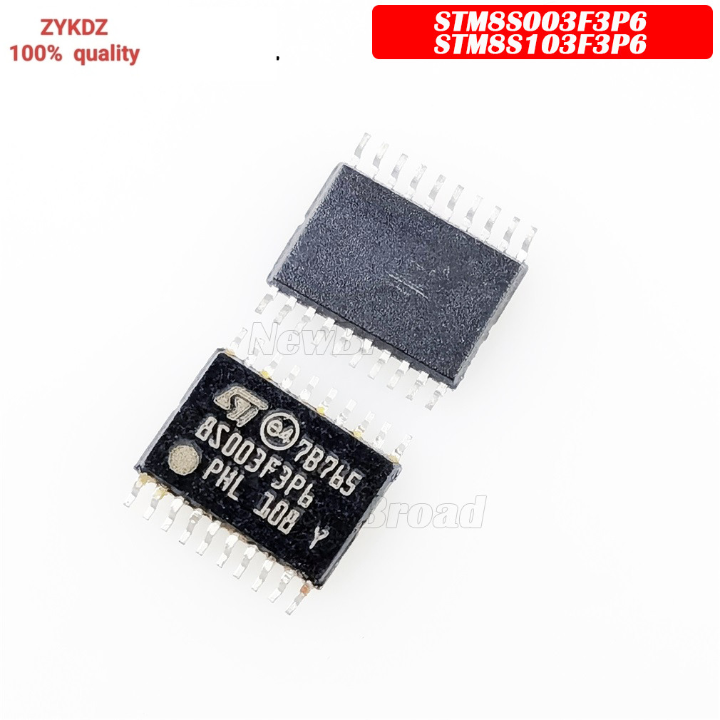 5PCS ใหม่ STM8S003F3P6 สถาบันย่อยที่สมบูรณ์ STM8S103F3P6 TSSOP20 8S003F3P6 8S103F3P6