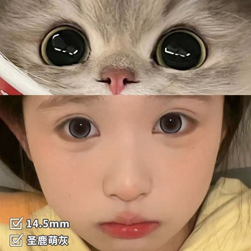 [ผู้จัดการร้านแนะนํา] คอนแทคเลนส์เครื่องสําอางองุ่นสมบัติขายดี Influencer Xiaohongshu ขนาดเดียวกันเส