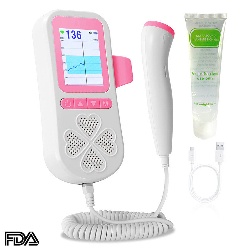 Doppler Tyre Core Monitor หญิงตั้งครรภ์ในครัวเรือน Curve Digital Tyre Core Monitor FDA Doppler ทารกใ