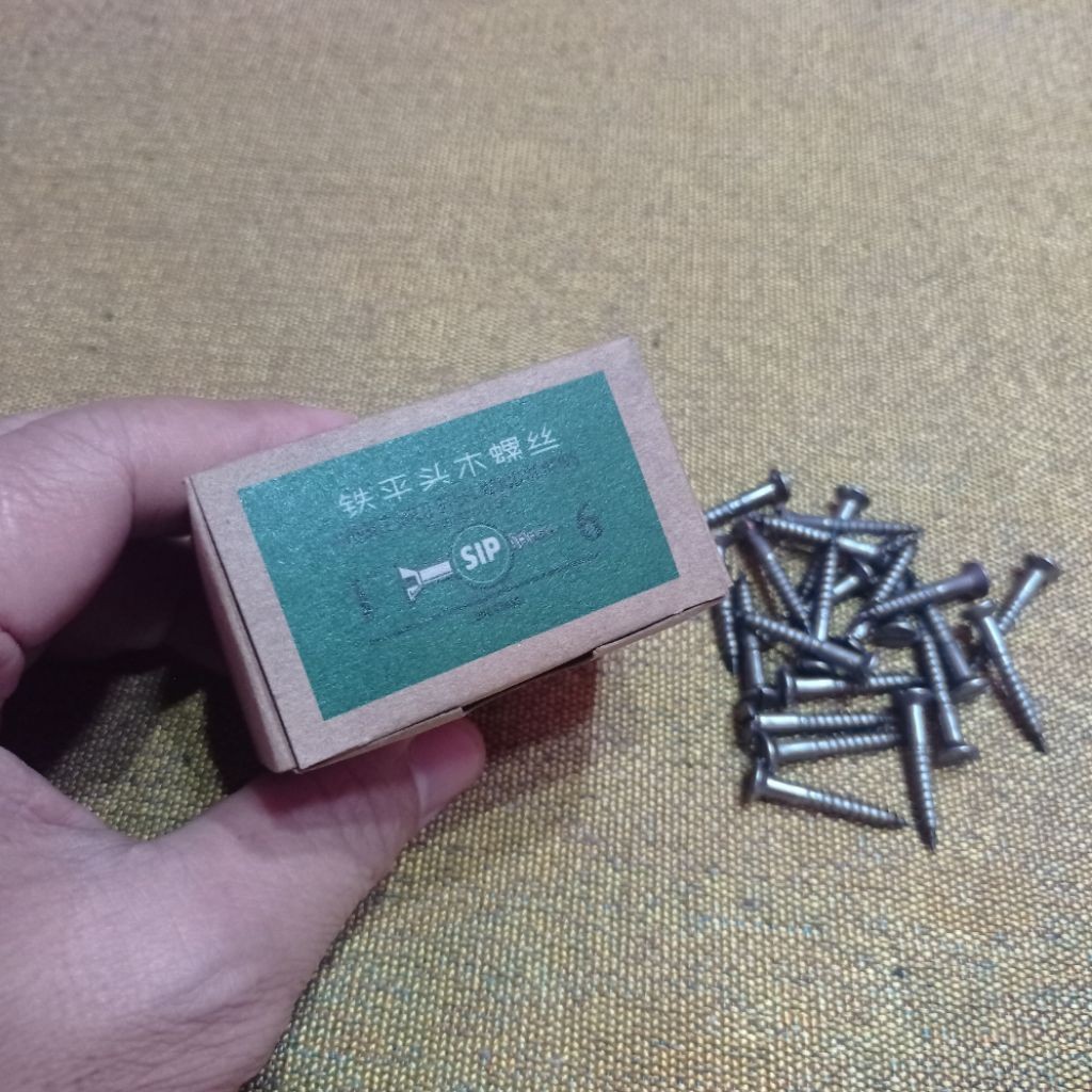 1X6 SIP WOOD SCREWS / 1UNT x 6 SIP ยี่ห้อไม้ SCREWS / แข็งแกร่งและคม SCREWS
