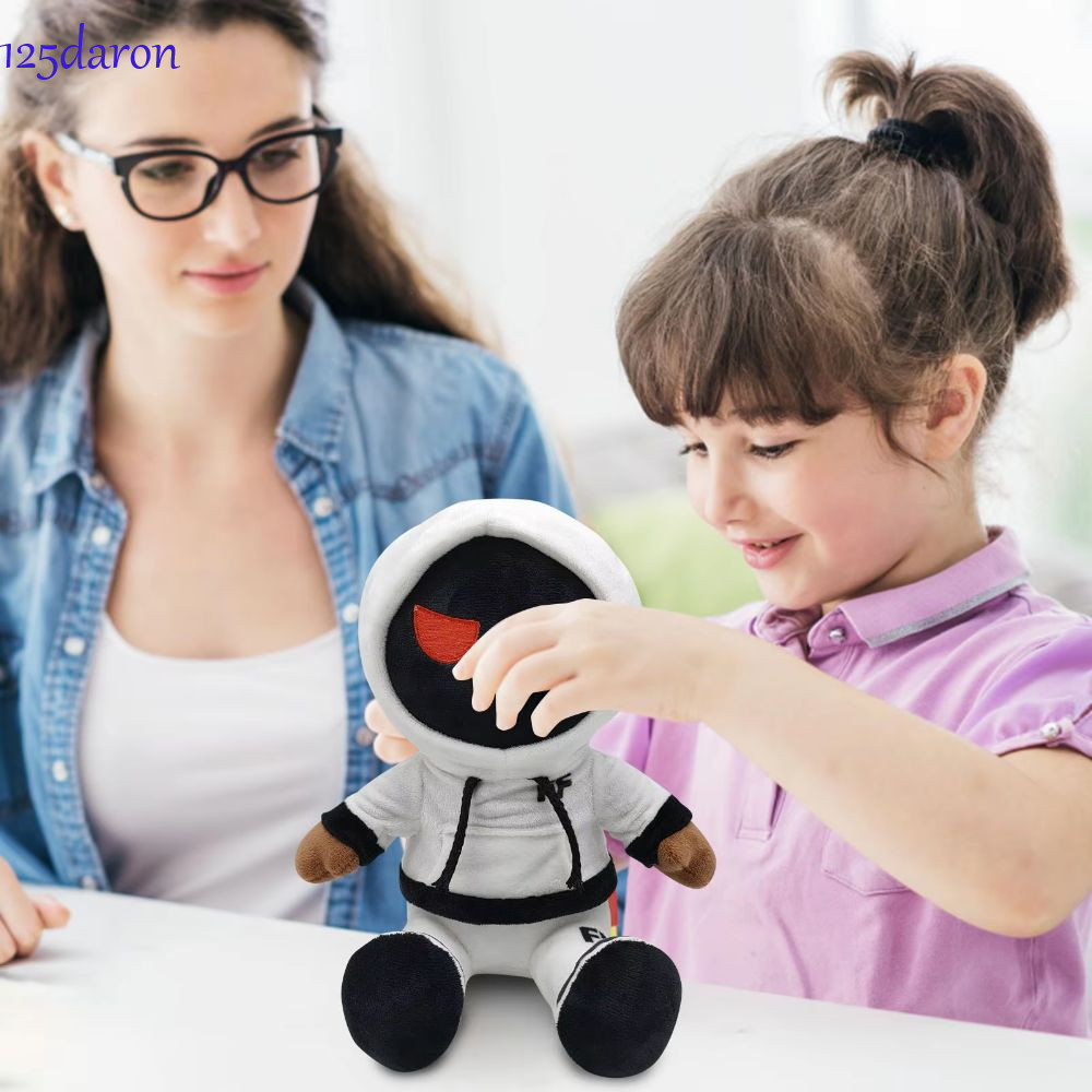 DARON1 Foltyn Family Plush Toy, Anime White Sweatshirt Foltyn ตุ๊กตาตุ๊กตา,แบบพกพา Soft Roblox เกมตุ