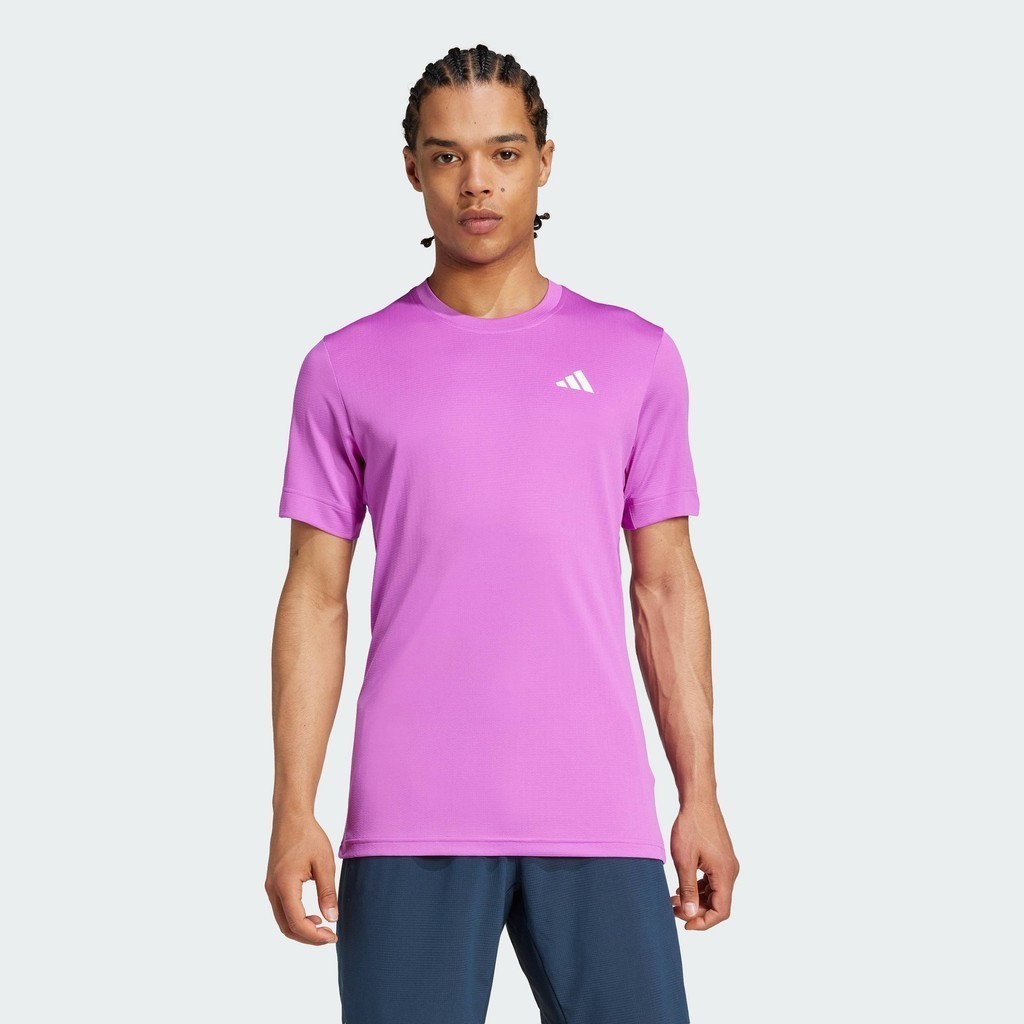 adidas เทนนิส เสื้อยืดเทนนิส FreeLift ผู้ชาย สีม่วง IW6229