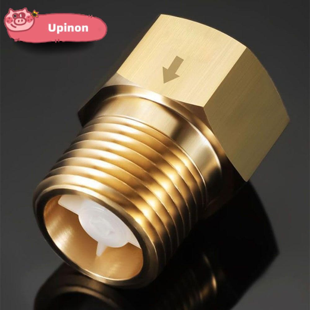 UPINON Check Valve, 1/2" Gold One-way Valve, ทองเหลือง