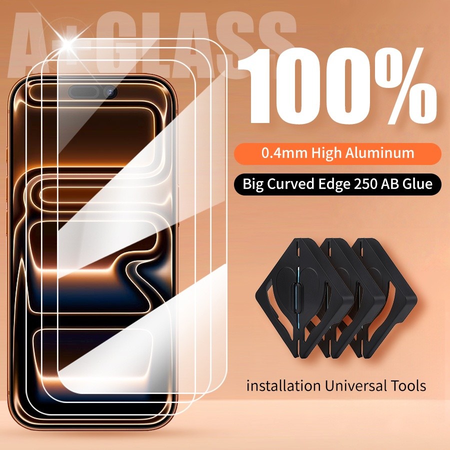 Ugreen ฟิล์มกระจกนิรภัยกันรอยหน้าจอ 3D แบบใส สําหรับ iPhone 15 15Plus 15 Pro Max 2 ชิ้น
