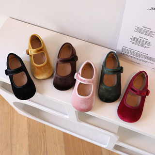 รองเท้าเด็กสไตล์เกาหลี หนังอ่อนนุ่ม เหมาะสมกับฤดูใบไม้ผลิและ…