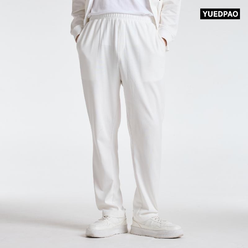 Yuedpao Fleece Air Flow Collection Sweat Pants กางเกงสีพื้น กางเกงขายาว ยืดเปล่า Set Cold Sky