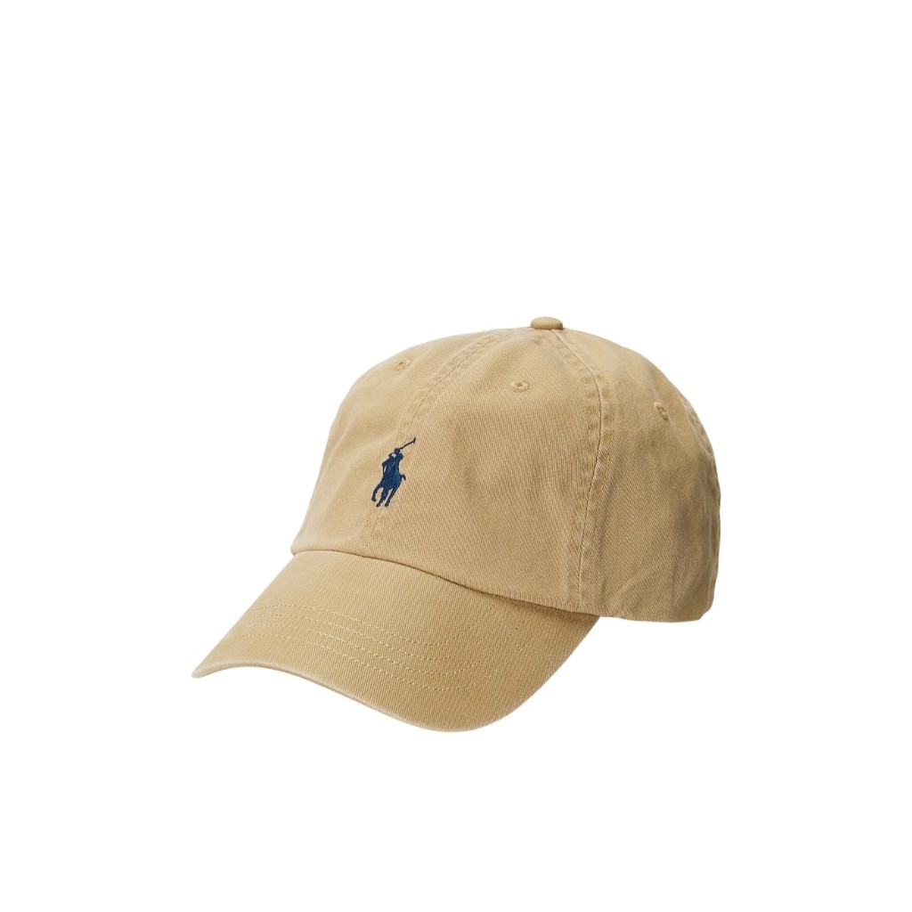 Polo Ralph Lauren The Iconic Cotton Chino Ball Cap Tan Newport Navy | ของแท้ ตรวจสอบโดย SASOM ราคา ถูกที่สุด ดีลบีเคเค แกลเลอรีภาพที่ 2