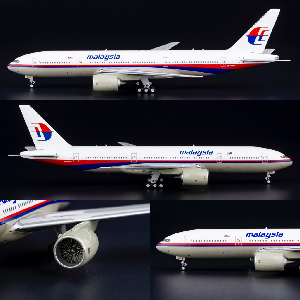 Malaysia Airlines Boeing 777-200ER MH370 9M-MRO 1: 400 เครื่องบินรุ่นที่ระลึก