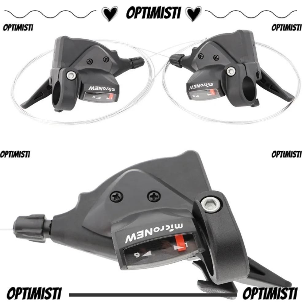 OPTIMISTI จักรยาน Levers Shifter, 7/8/9/10/11Speed Universal Mountain Bike Shifter, ซ้ายขวา Thumb Ge