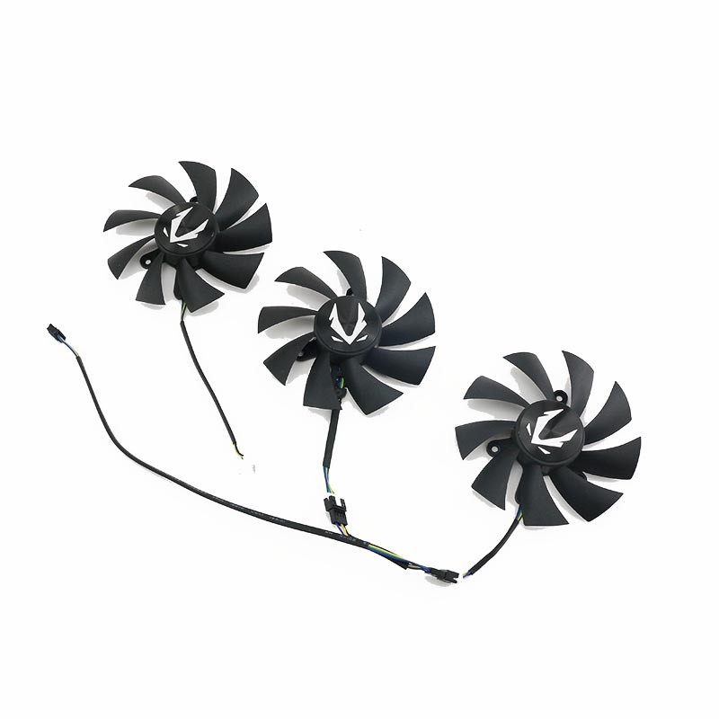 ZOTAC ZOTAC RTX 2060 2060s 2070 2070s 2080ti AMP กราฟิกการ์ดพัดลมระบายความร้อน