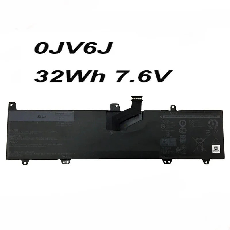 0JV6J 32Wh 7.6V แบตเตอรี่แล็ปท็อปสําหรับ Dell Inspiron 11 3000 3162 3164 3168 8NWF3 PGYK5 0PGYK5 P24