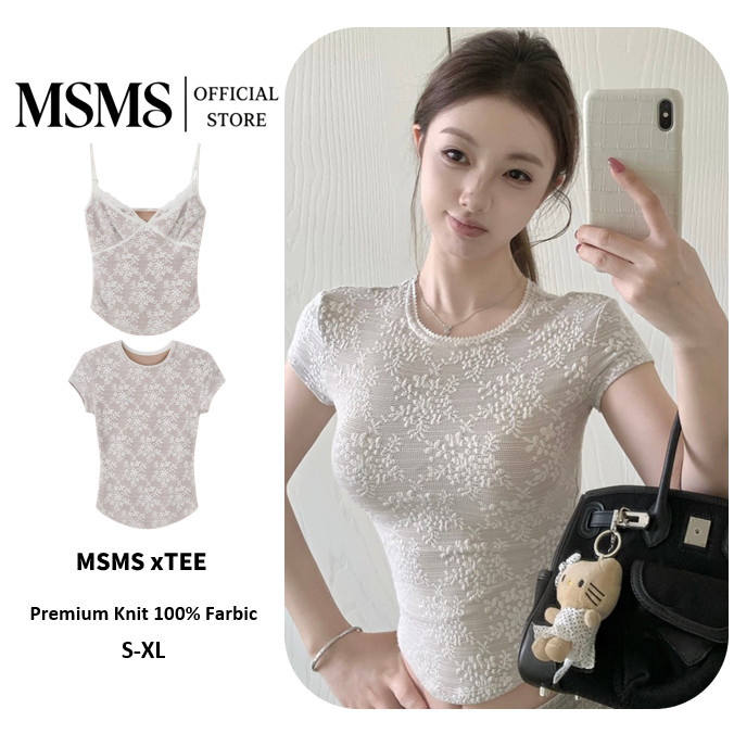 เสื้อครอปลูกไม้ผู้หญิง มี2แบบสายเดี่ยว+แขนสั้น มีเบาะหน้าอกในตัว ทรงกระชับเอว สามารถใส่เดี่ยวได้ หรือใส่ซ้อนในเสื้อแจ็คเก็ตได้ ขนาด S-XL