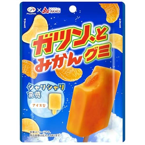 [Direct from Japan] Fujiya Gatsun, Mandarin Orange Gummies 53g × 10 bags