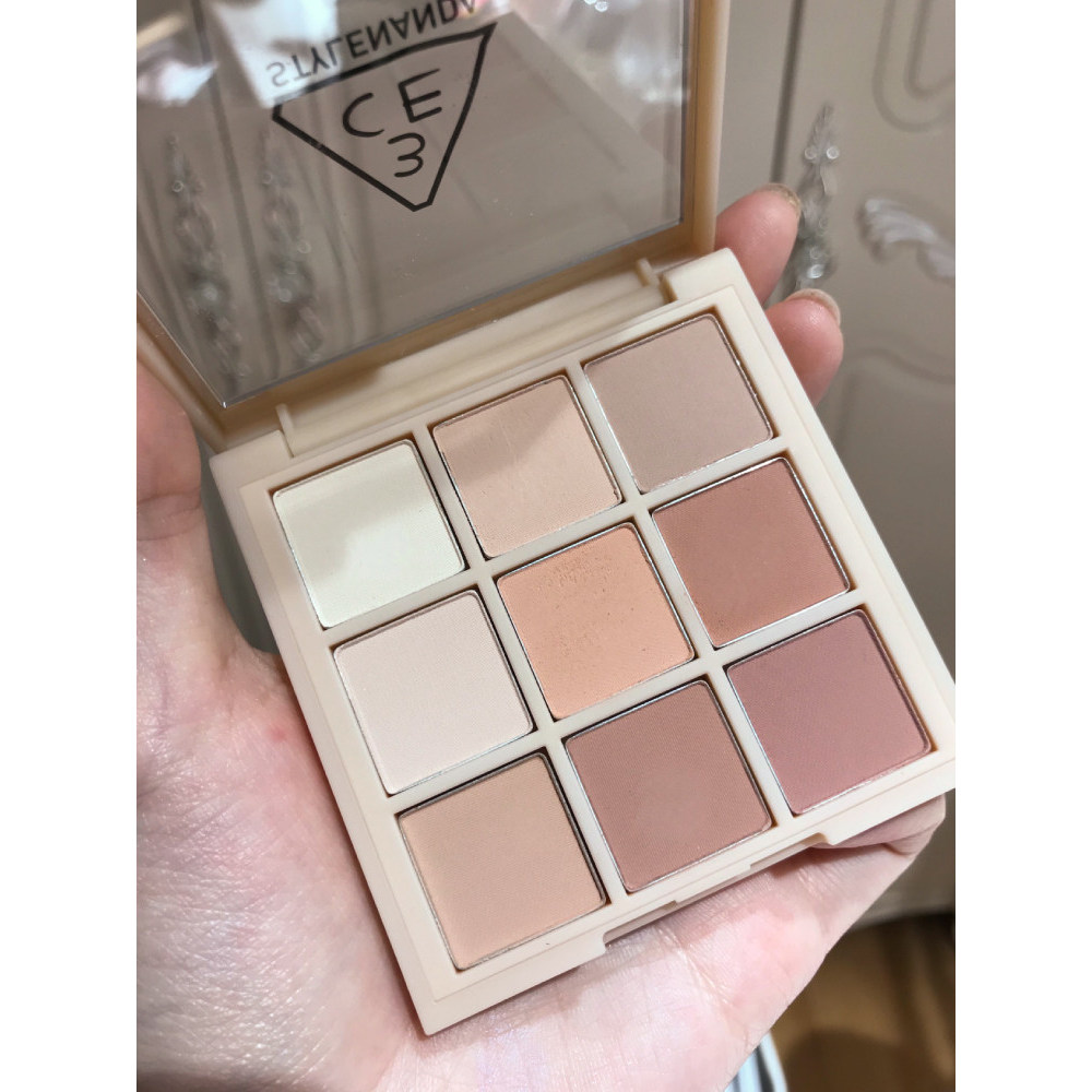 พาเลทตา eyeshadow palette 3ce อายแชโดว์เก้าสี dear นู้ดนมชาถาด Sudoku somedef โคลนเผือกแผ่น Matte Pe