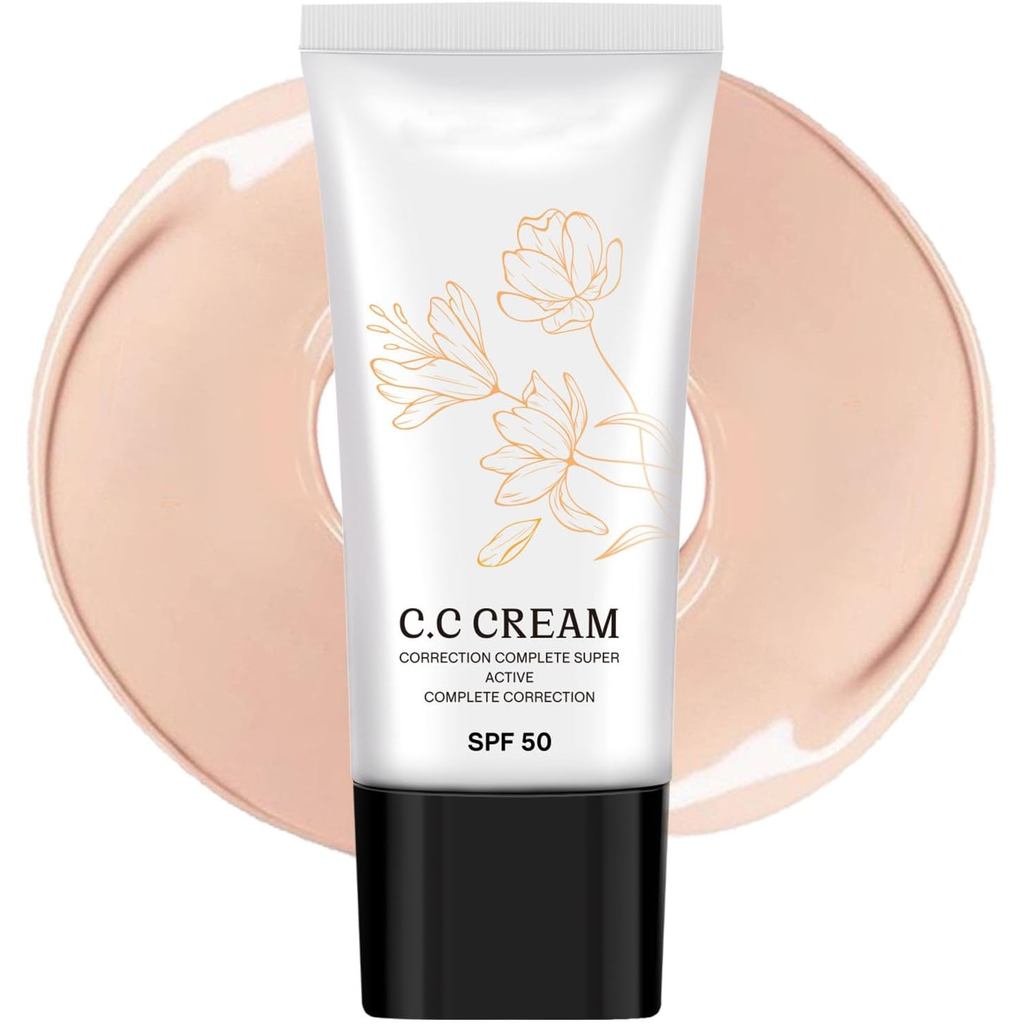 ครีม CC เปลี่ยนสีเกาหลี, ครีม CC เกาหลีพร้อม Spf 50, ครีม CC เกาหลีปรับตัวเองสําหรับผิวที่เป็นผู้ใหญ