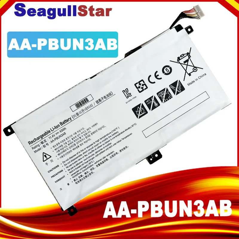 AA-PBUN3AB AA-PBUN3QB แบตเตอรี่แล็ปท็อปสําหรับ Samsung NP530E5M NP740U3L NP740U3M NP800G5M BA43-0037