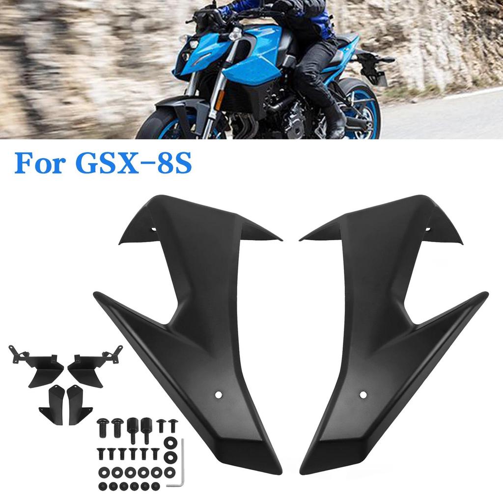 NMT Motorcycle Front Downforce Spoiler Winglet Frontal Sport Naked Aerodynamic Wing Kit For Suzuki G