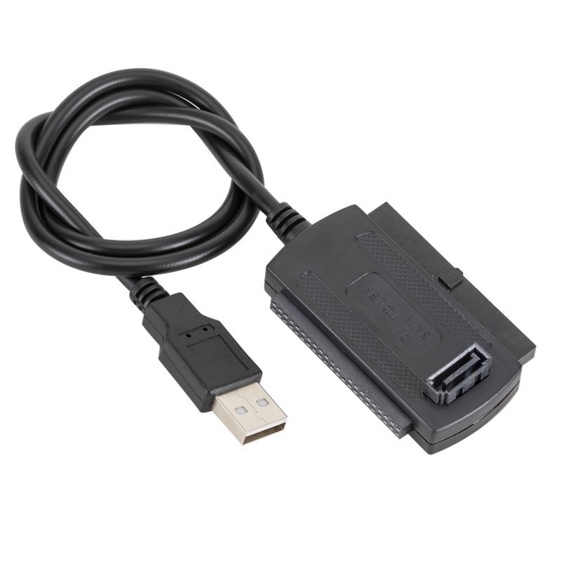 USB TO IDE/SATA คอมพิวเตอร์ฮาร์ดไดรฟ์ USB to Serial Port/Parallel Port IDE อเนกประสงค์ IDE Easy Driv