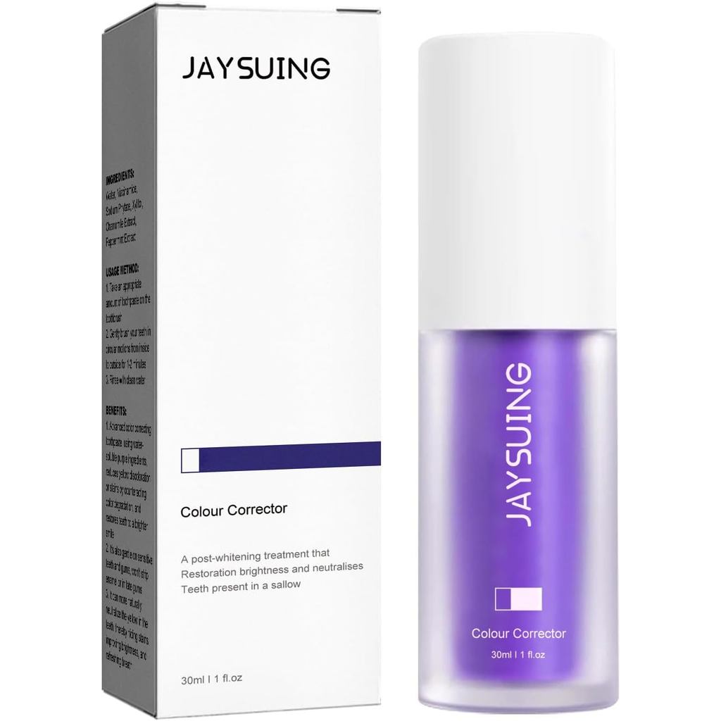 Colour Corrector, Tooth Stain Removal, Purple Toothpaste, Colour Correcting Stains, Colour Corrector