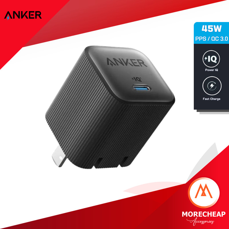 🔥ถูก/แท้🔥Anker หัวชาร์จ Nano USB-C 45W PPS Fast Charge ขนาดเล็ก