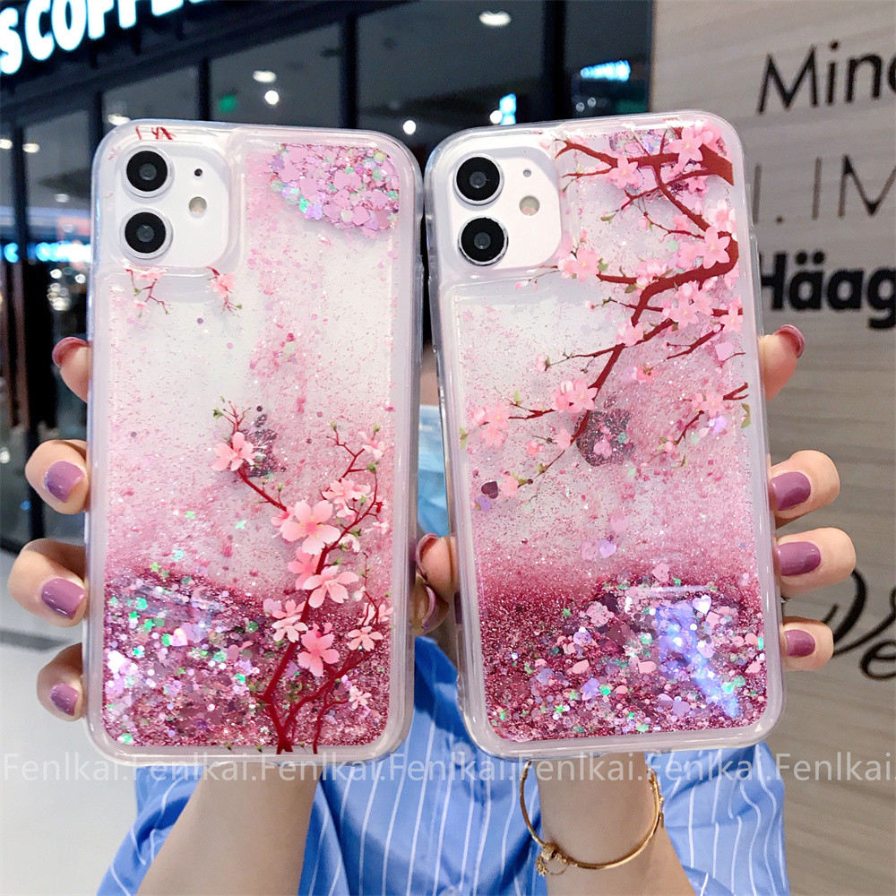 Peach Blossom on Peach Blossom Tree เหมาะสําหรับเคสโทรศัพท์ vivo Glitter IQ0012/Y100/IQ00Neo9/y78/Y5