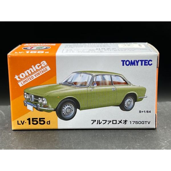 Tomica Limited Vintage NEO LV-155d Alfa Romeo 1750GTV (Olive Green M)